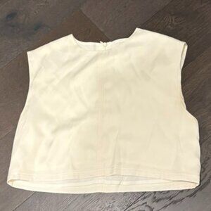 DISSH Cream Cropped Blouse